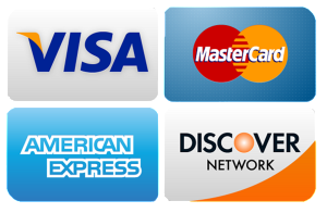 card types accepted: visa, Mastercard, American express, discover